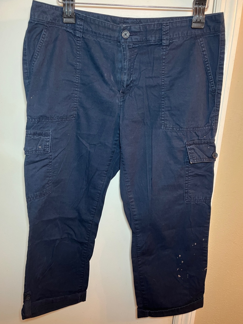 Tommy Hilfiger Dark Navy Cargo Capris